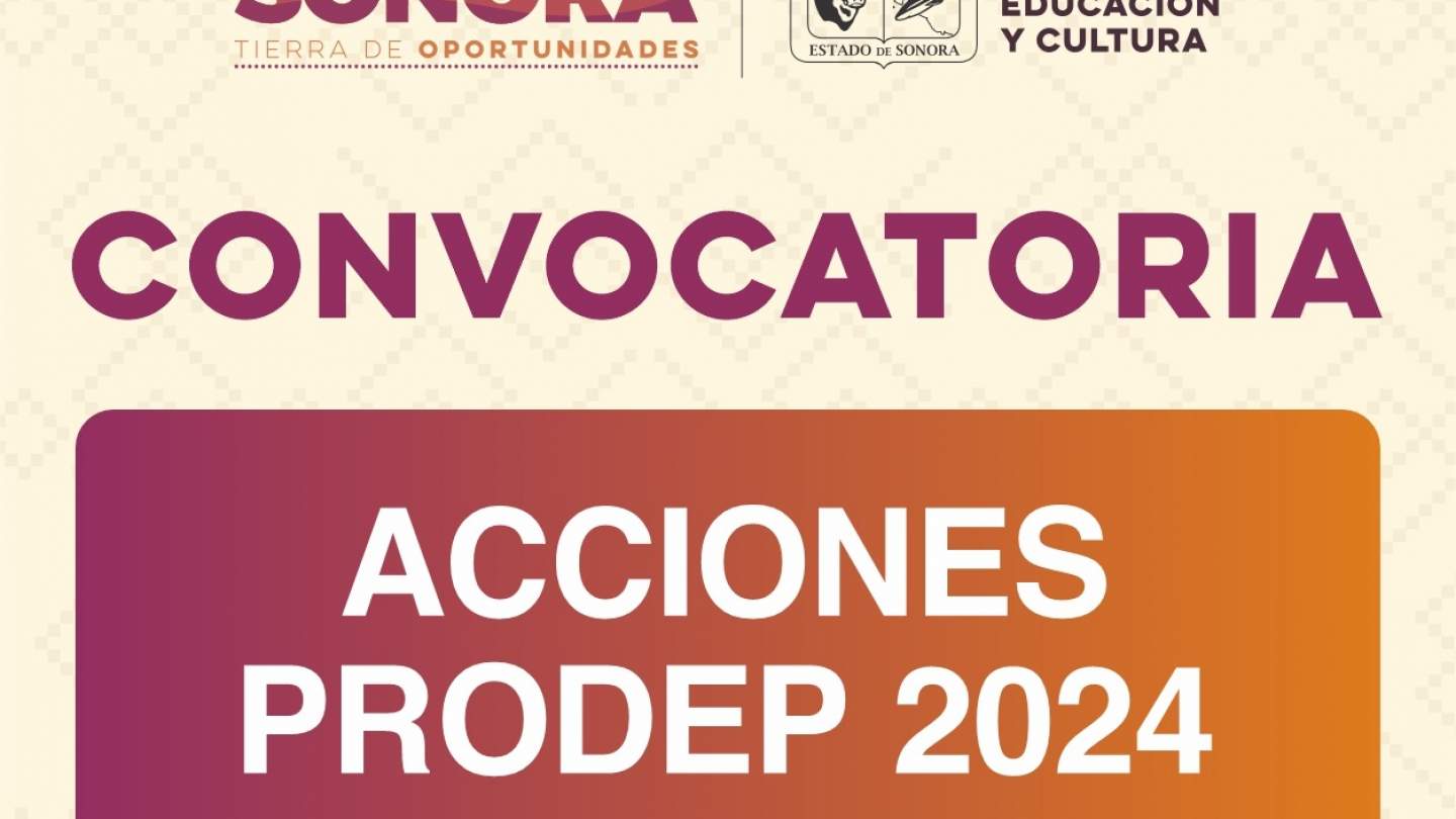 Convocatoria "Acciones PRODEP 2024"
