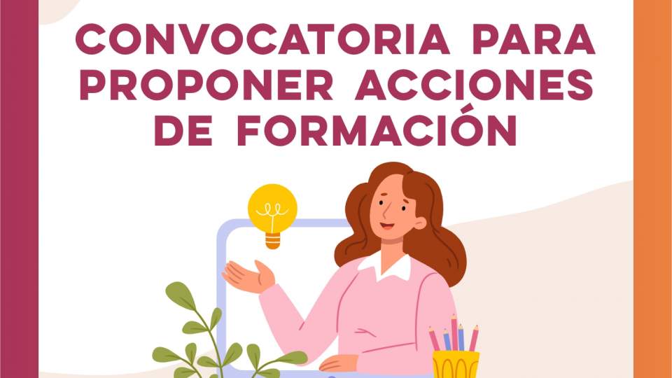 Convocatoria para Proponer Acciones de Formación
