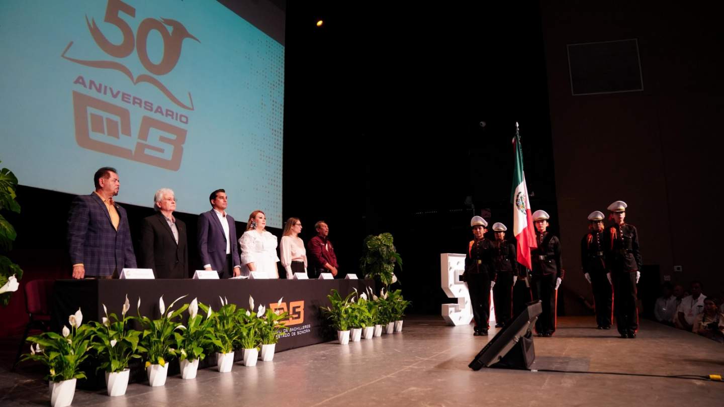 Conmemora Gobierno de Sonora 50 Aniversario de Cobach: SEC