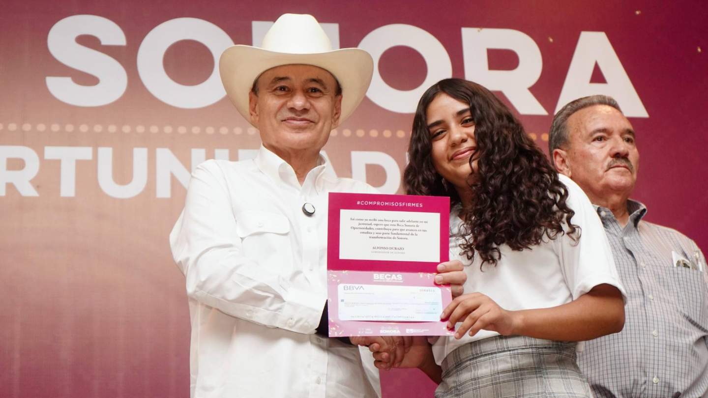 Gobernador Durazo invita a participar en la convocatoria de Becas Sonora de Oportunidades para primarias públicas