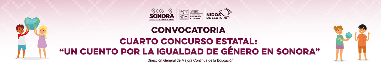 Convocatoria un cuento por la igualdad de gérno en sonora