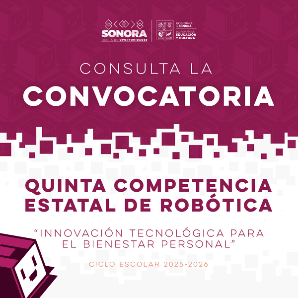 Convocatoria Quinta competencia estatal de robótica