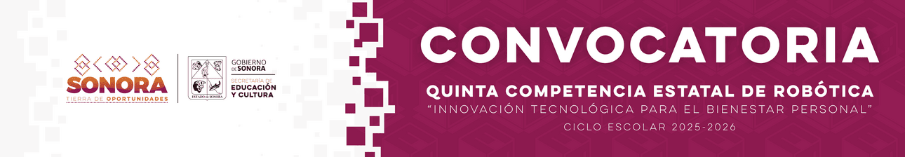 Convocatoria Quinta competencia estatal de robótica