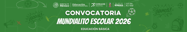 Convocatoria Mundialito escolar 2026