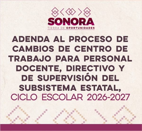 Proceso de cambios de CT para personal docente, directivo y supervisión del subsistema estatal