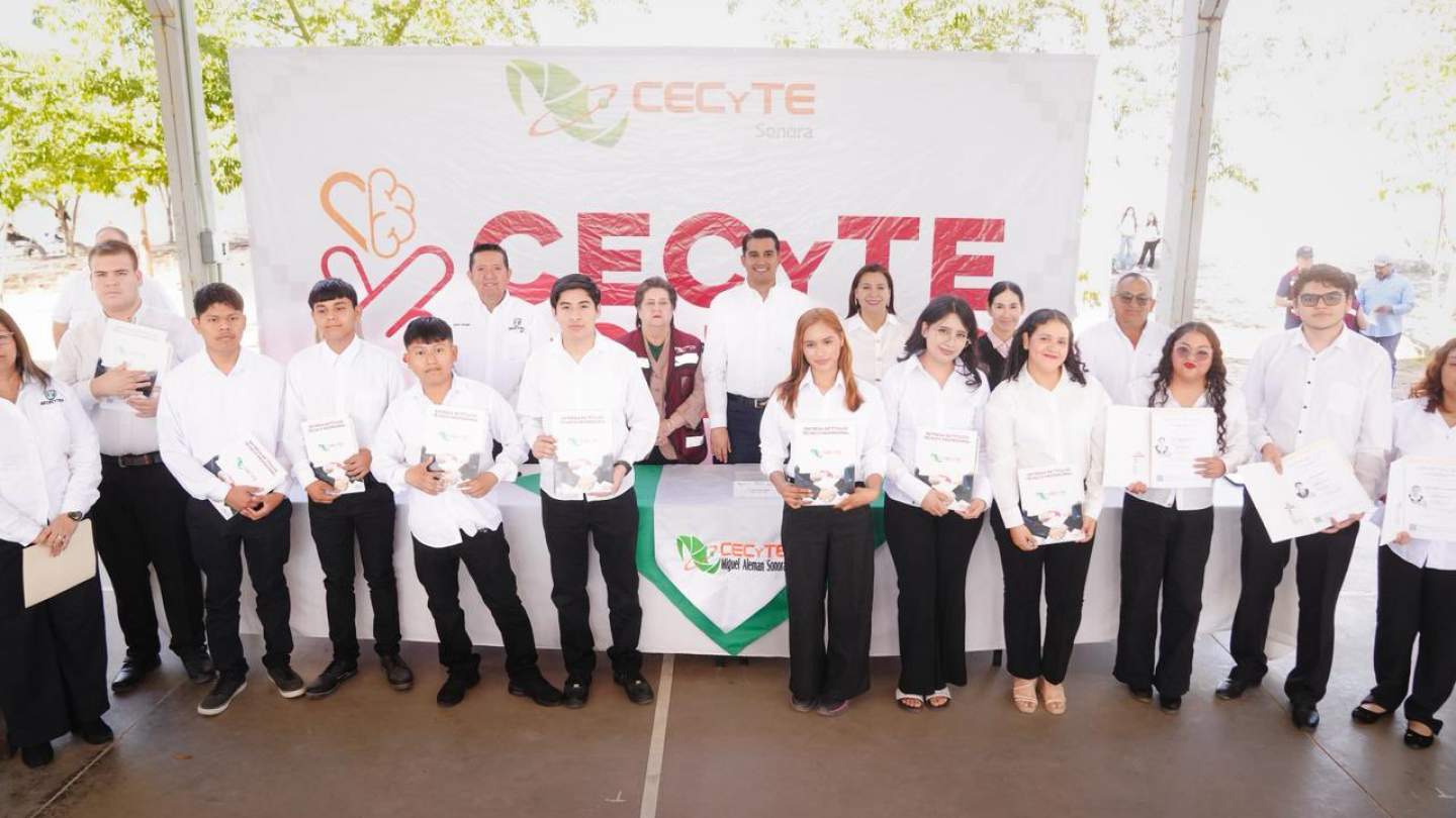 Respalda Gobierno de Sonora el esfuerzo de jóvenes y sus ganas de salir adelante: SEC