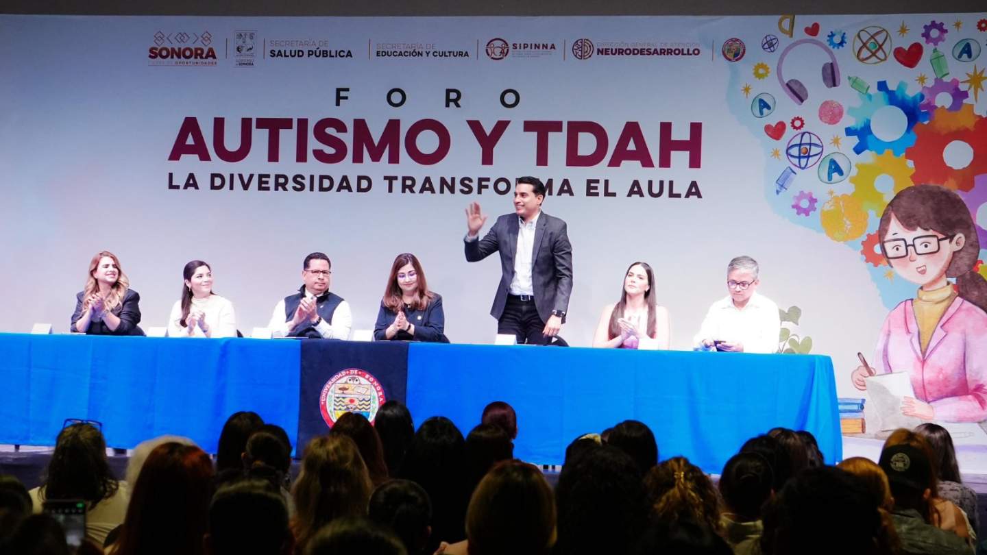 Fortalece Gobierno de Sonora la inclusión educativa con foro sobre autismo y TDAH