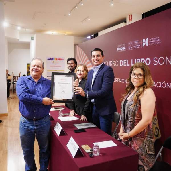 Premia Gobierno de Sonora a ganadores del Concurso del Libro Sonorense 2025