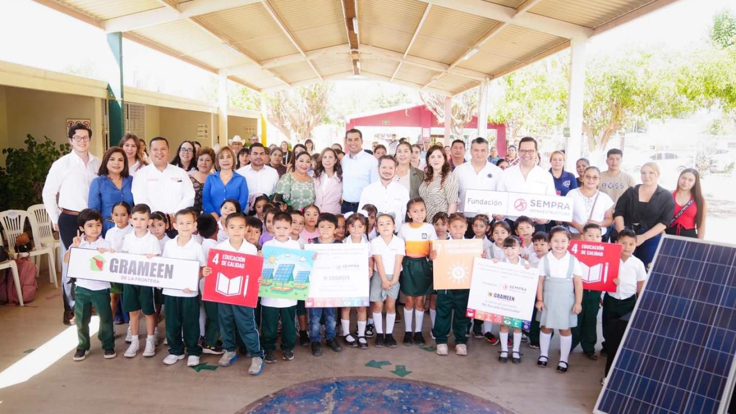 Gobierno de Sonora fortalece la infraestructura educativa con tecnología sustentable: SEC