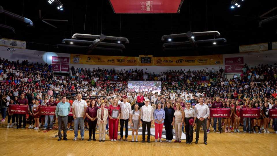 Gobernador Durazo impulsa a futuras promesas del deporte a través de competencias estatales