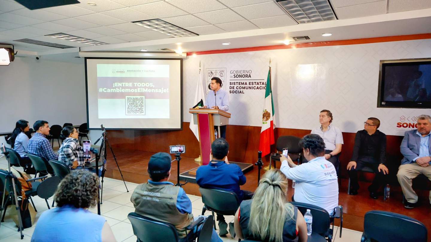 Presenta Gobierno de Sonora la campaña “Cambiemos el Mensaje”: SEC